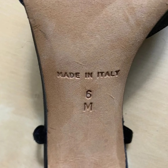 Kate spade black satin tuxedo heels size 6 - Picture 6 of 8